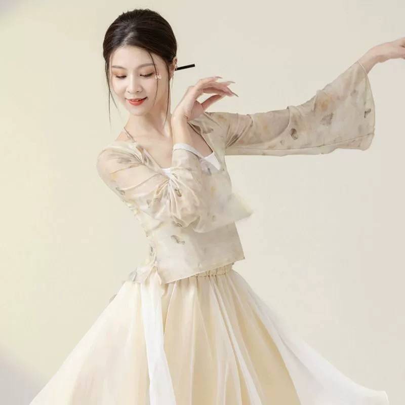 Temperament Classical Dance Dance Cloths Wear elegant Chinese dance dance clothes