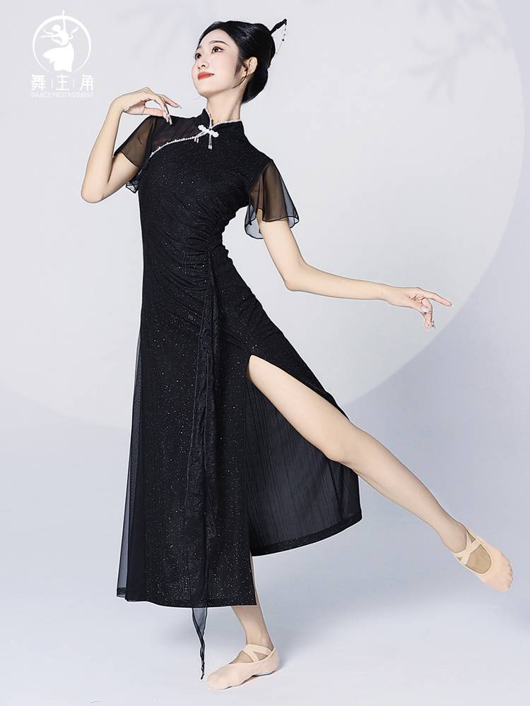 Dance protagonist Classical Dance Clothing Cheongsam Dance Dance Dance Dance Flattering Personal Delivery Dress Performance Clothing Gine Woman