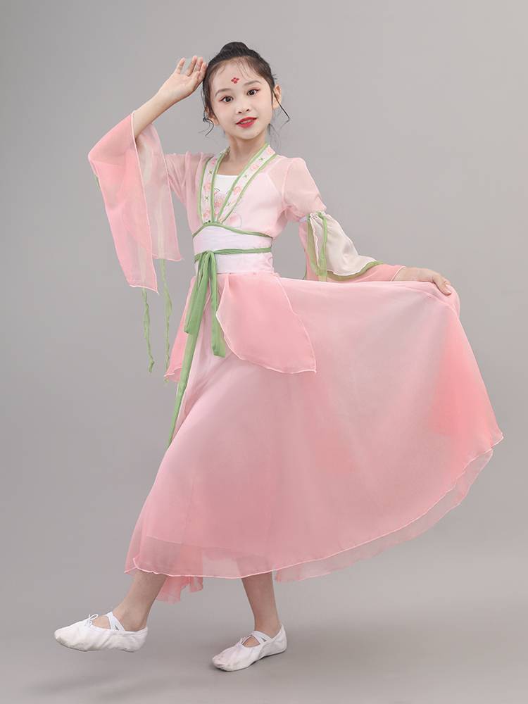 Children's Classical Dance Performance Services Female Permanent Practicing Discipline Terminal Rhyme Speed Clothing Super Fairy Chinese Wind Grave Set
