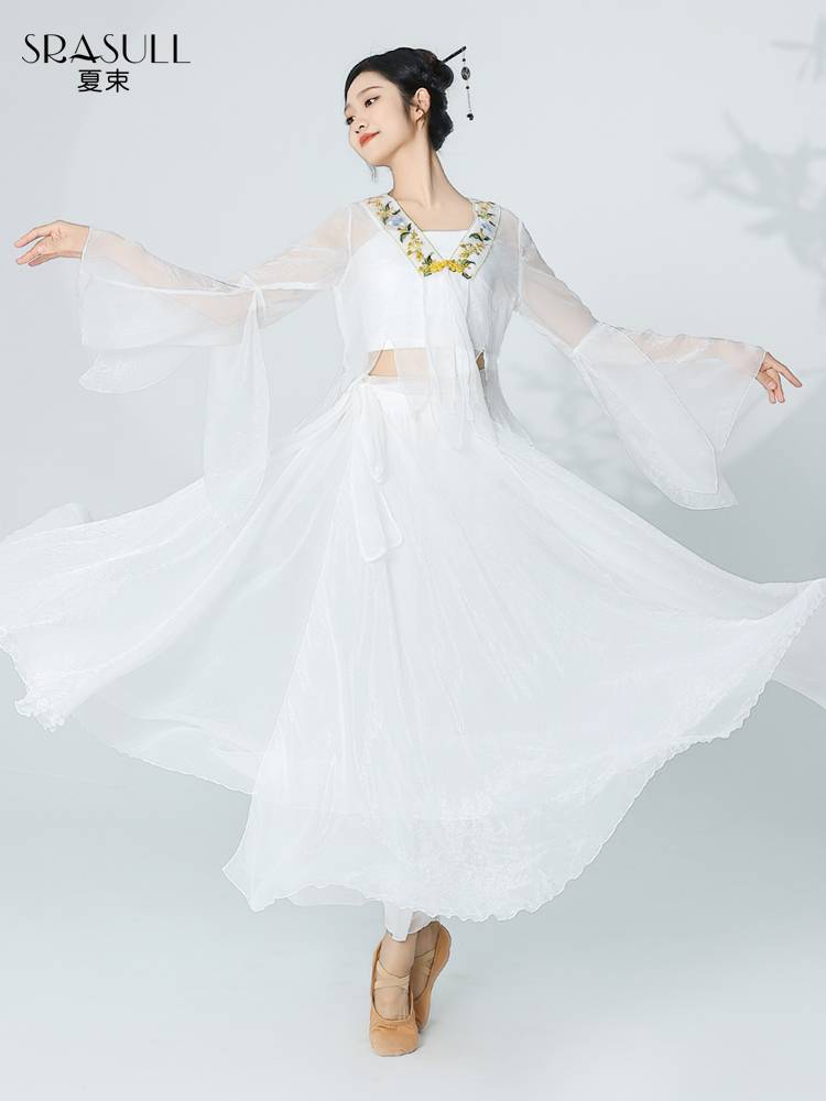 Xia Shu Classical Dance Female Female Permanent Gradient Gatey Gatey Fairy Fairy Chinese Nation Dance Black Salery and Tang Tang Performance Services