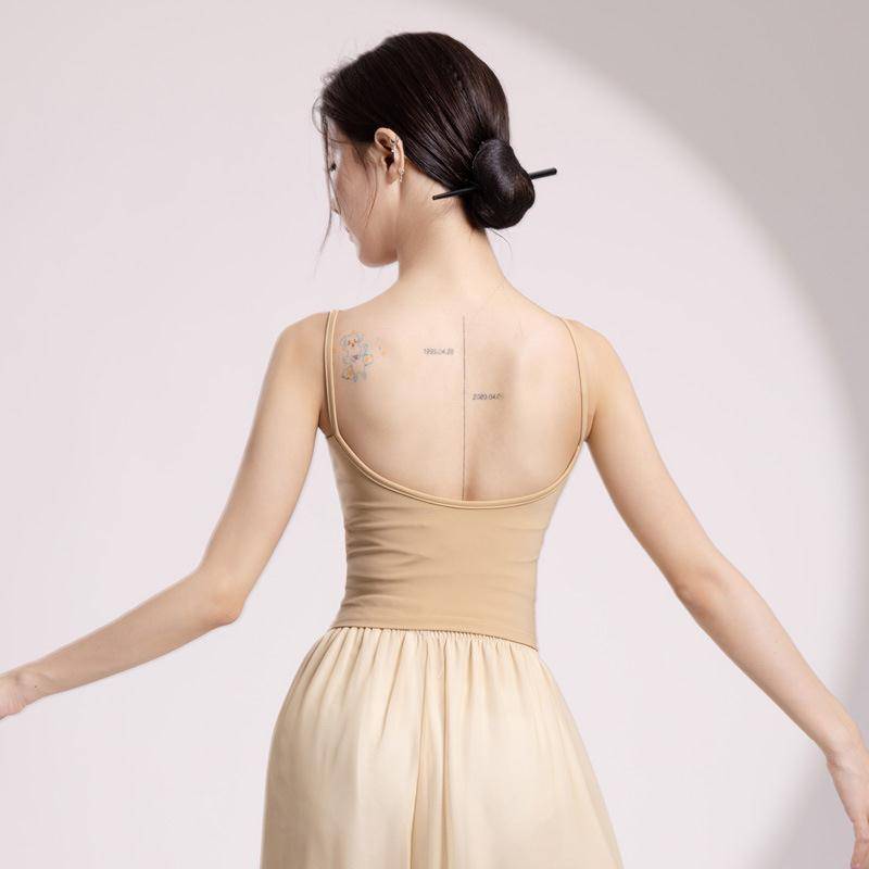 Classical dance dance camisole wrapped chest bottoming vest Chinese dance exercise service performance service women's inside to put on the autumn and beautiful back