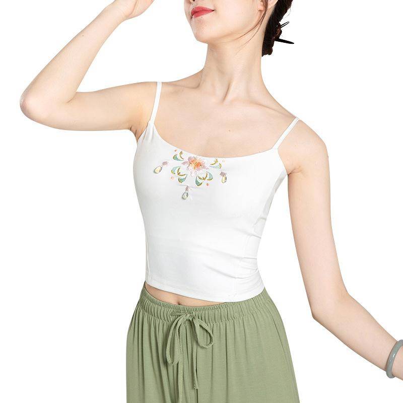Classical dance dance camisole wrapped chest bottoming vest Chinese dance exercise service performance service women's inside to put on the autumn and beautiful back