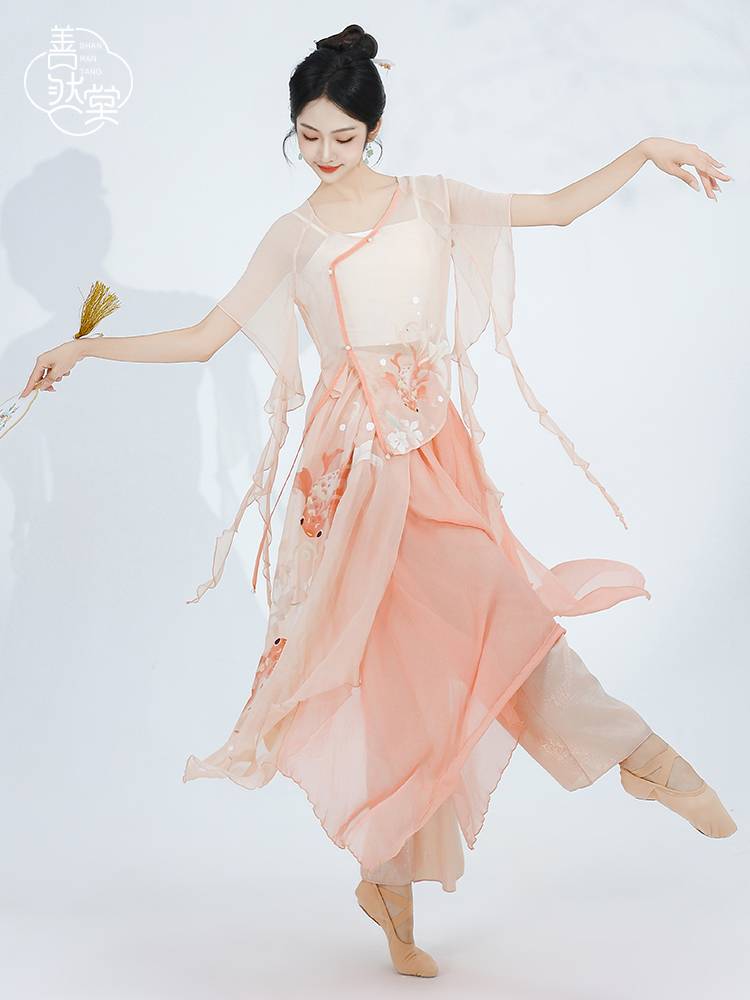 Shan Ran Hall of Summer New Classical Dance Practice Services Cloudy Female Chinese Dance Koi Fairy Gaunts Ancient Performance Services