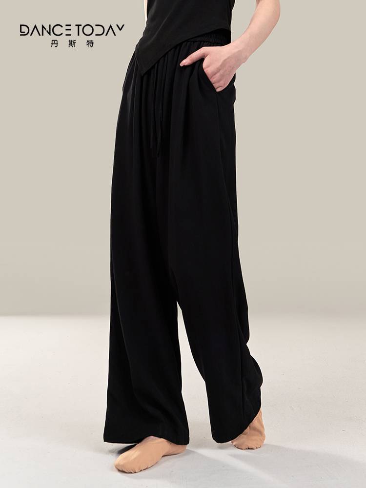 Dancetoday Modern Dance Straight Dance Pants Chinese Classical Dance Wide Leg Pants Female Summer Summer Swingwear