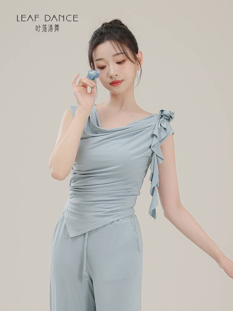 Ye Luoqing Dance Modern Dance Services Chinese Dance Sleeveless Top Classical Dance Dance Fita Training Clothing
