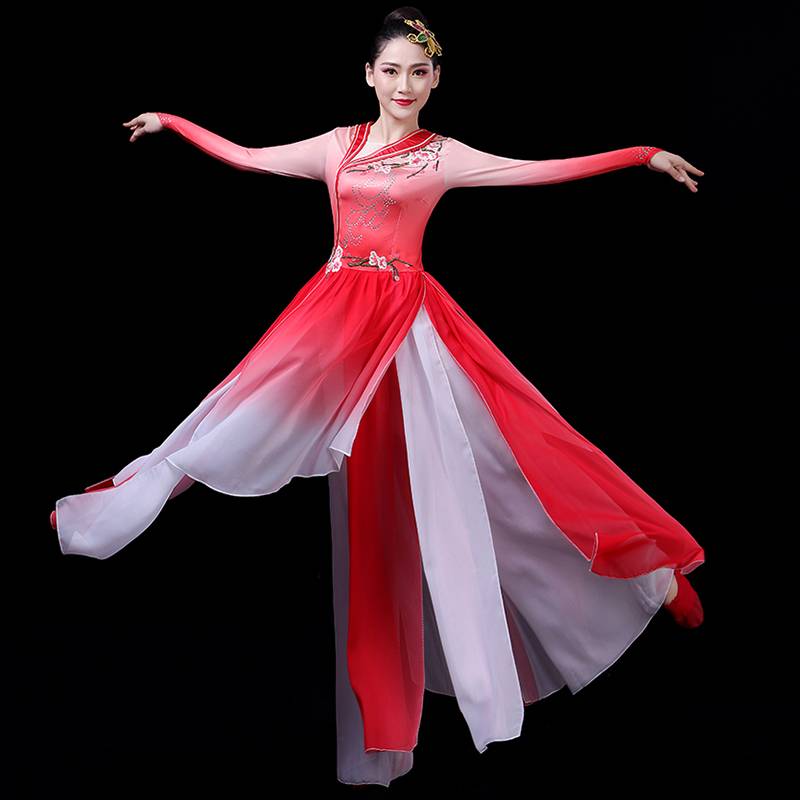 Classical Dance Performance Female Female Permanent Chinese Wind Set 2021 New Chinese Dance Clothing