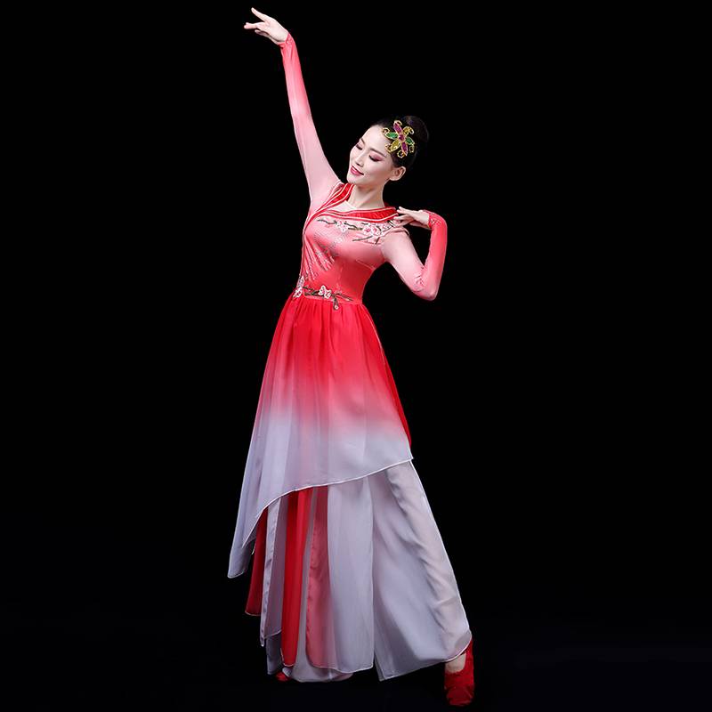 Classical Dance Performance Female Female Permanent Chinese Wind Set 2021 New Chinese Dance Clothing