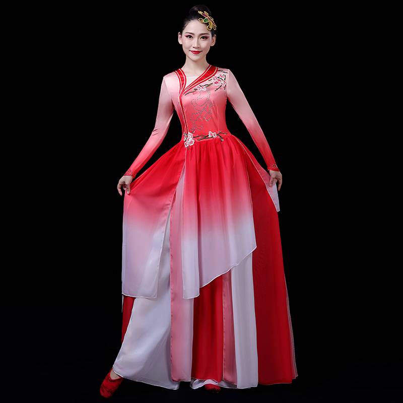 Classical Dance Performance Female Female Permanent Chinese Wind Set 2021 New Chinese Dance Clothing