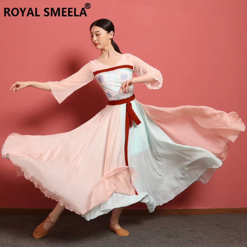 Classical dance clothing rhyme yae Spring and summer beauty Guan dance practice service Han clothing art test show show big shift skirt suite