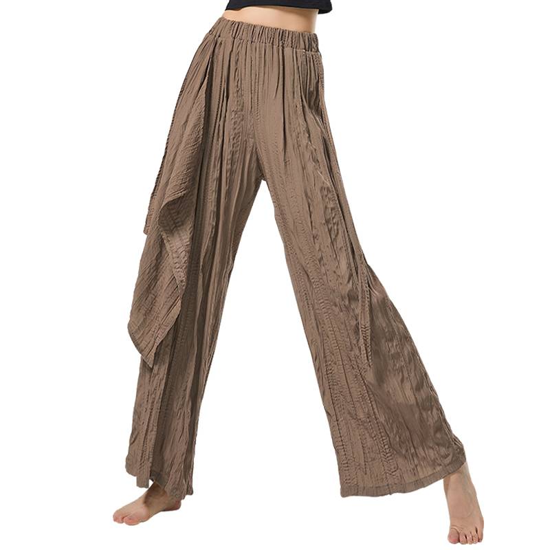 Modern dance pants practice service high -level sensory dance pants new vertical foundation training o shape elegant classical dance wide legs