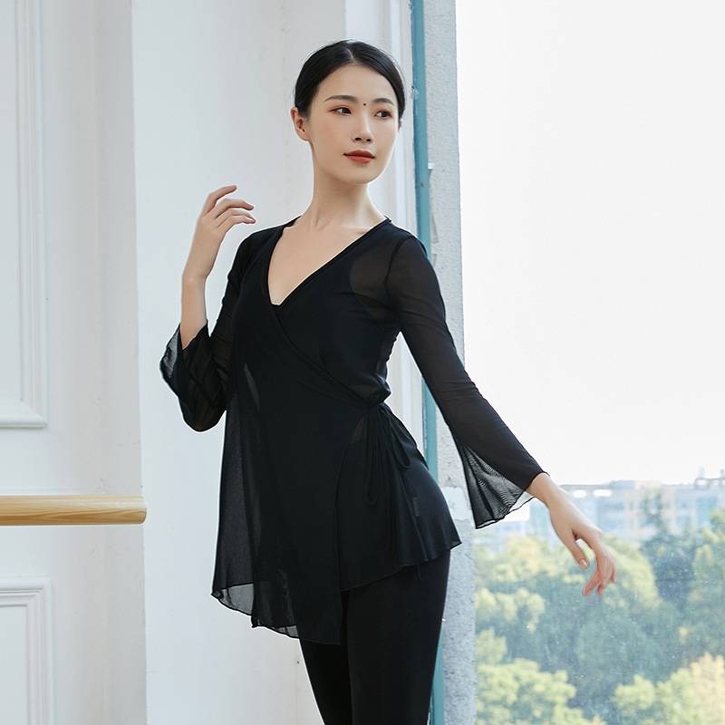 Courtes of Caykin Classical Dance Practice Services Flee's Sleeve Sleeping Examination Professional Performance Server Women's Bread Dance Dance Gauze New