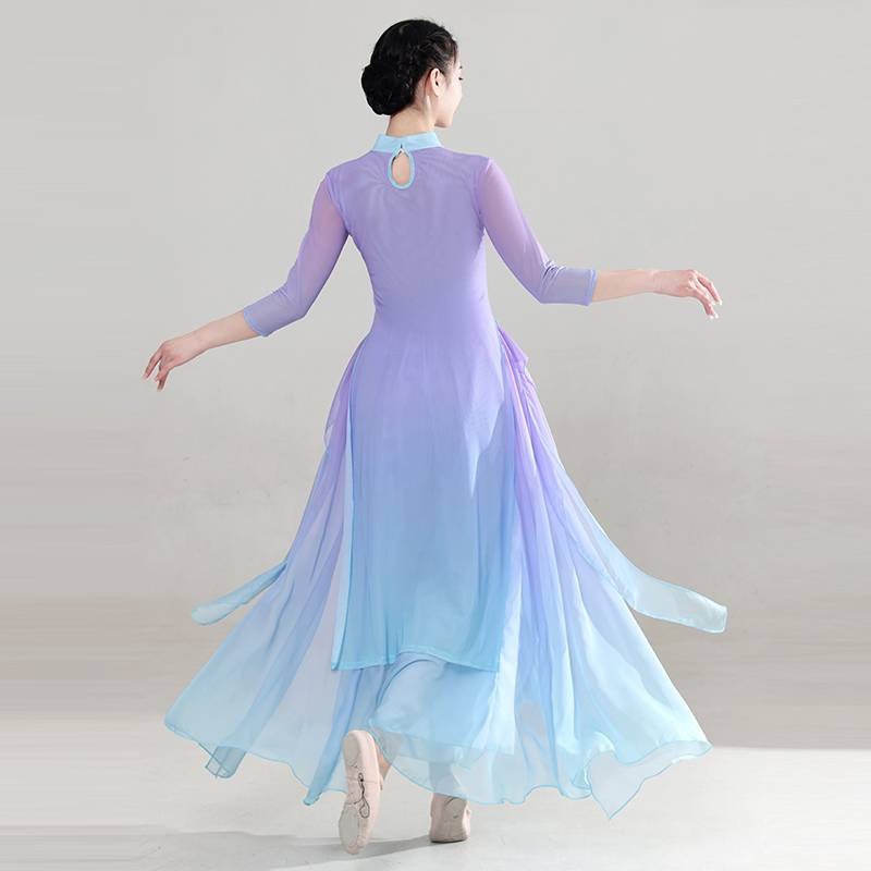 New classical dance performance service girl elegant gauze body rhyme Chinese style fairy base training skills dance clothing
