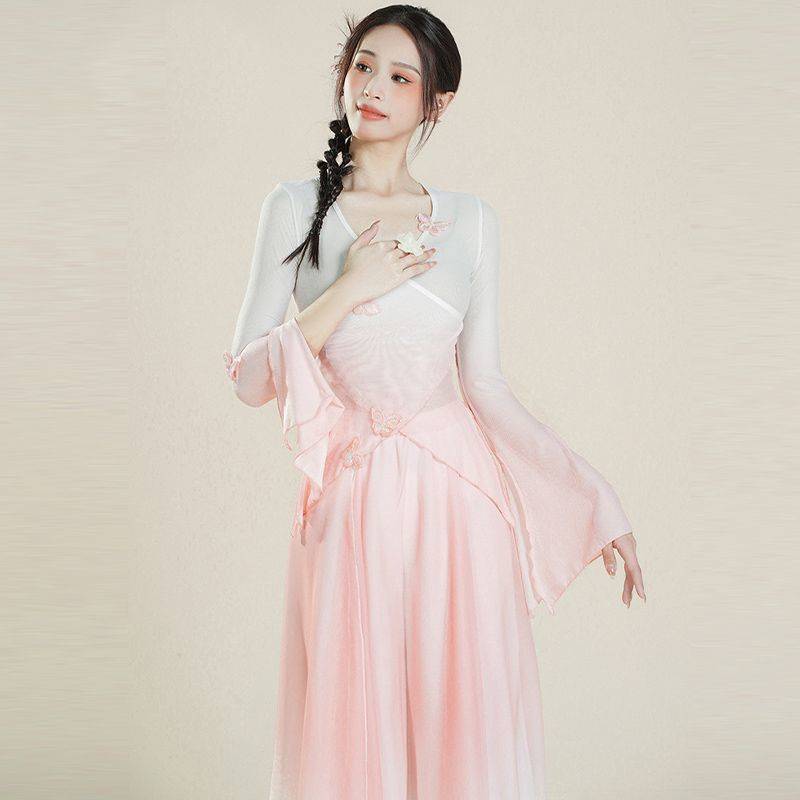 Classical Dance Gradient Butterfly Body Rhyme Yisha Yiyi Test Chinese Magical National Dance Performance Performance Set