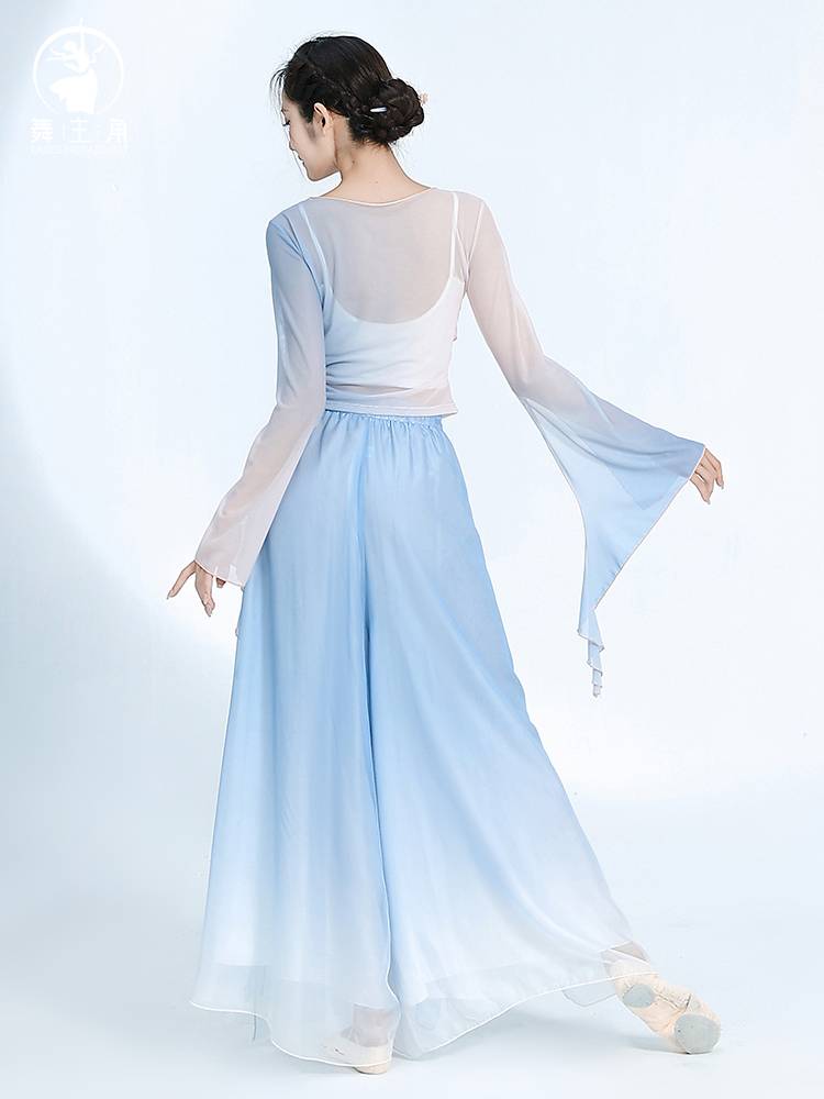 Dance protagonist Classical dance service female elegant gradient body rhyme gauze Han Tang performance service Chinese wind daily practice service