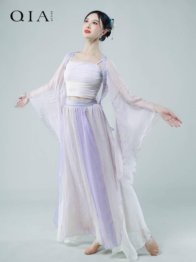 Qia Classical Dance Sinais Clothing Rhymes Female Female Female Chinese Dance Practice Gong Hanfu Ancient Wind Dance Performance Series