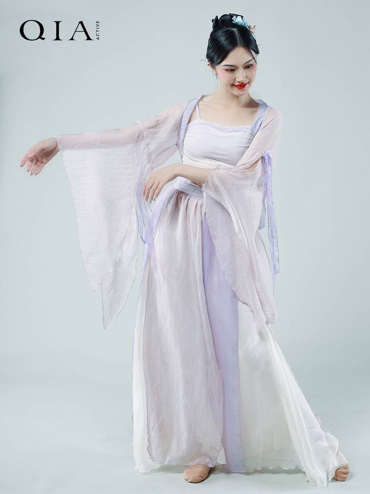 Qia Classical Dance Sinais Clothing Rhymes Female Female Female Chinese Dance Practice Gong Hanfu Ancient Wind Dance Performance Series