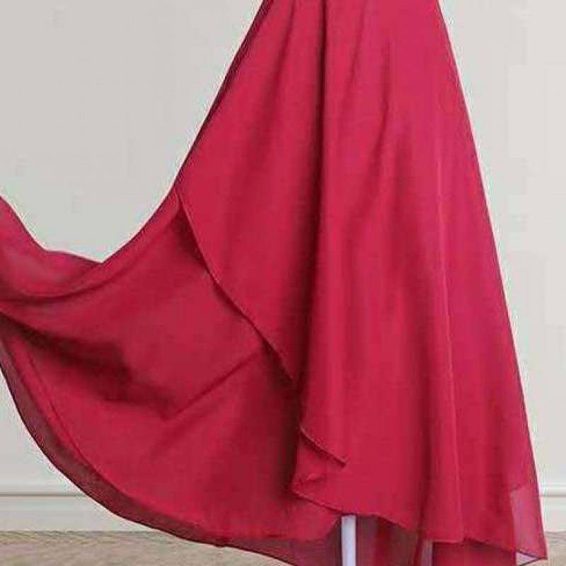 Dance skirt Classical dance exercise, female adult ballet skirt, one piece of lace dance dance skirt long chiffon skirt