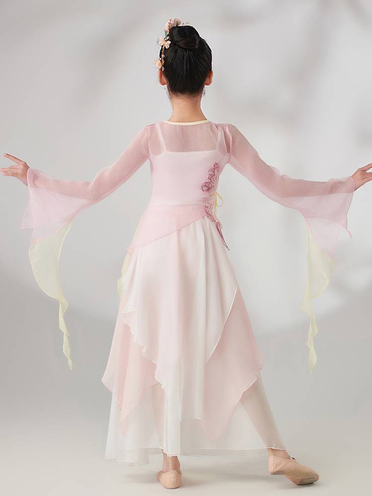 Primary and secondary school students Classical Dance Butterfly Main Clothing Chinese Dance Practice Service Performance Series Fairy Fairy Dance Service