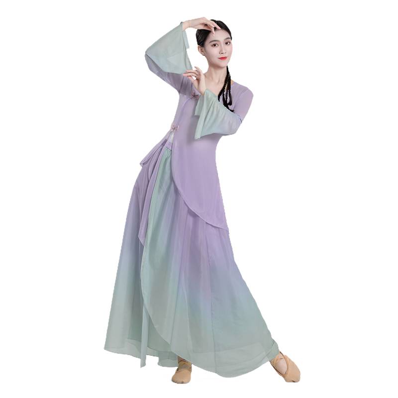 Classical dance dance clothing, Yunding Ya Yao Chinese dance elegant practice, performance clothing female dress female dress performance clothes
