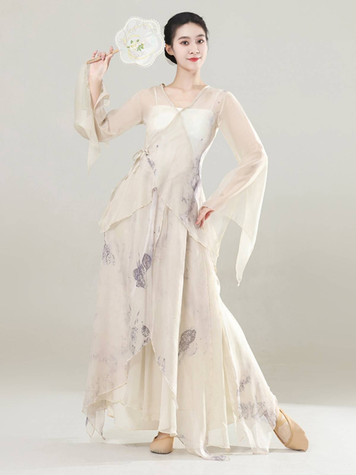 Classical dance clothing female elegant body rhyme yunyi practice umbrella dance Chinese dance nation dance performance service fairy style