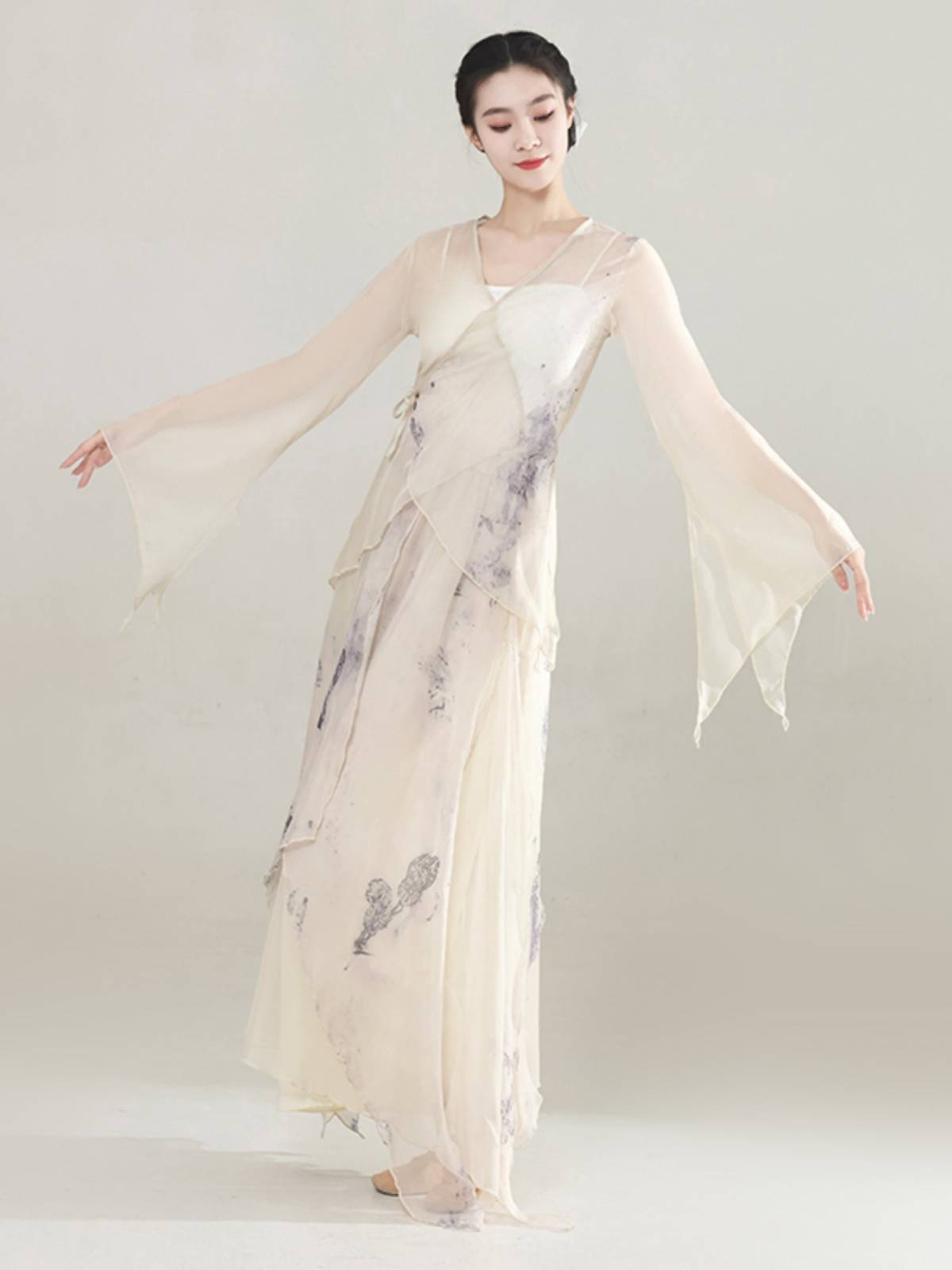 Classical dance clothing female elegant body rhyme yunyi practice umbrella dance Chinese dance nation dance performance service fairy style