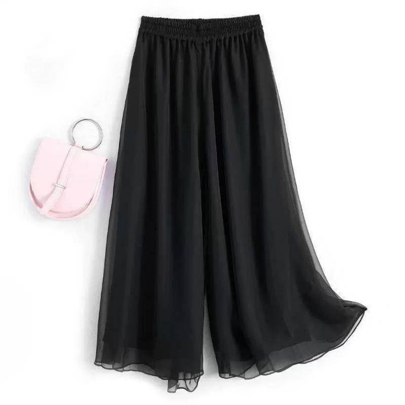 New? Chinese gauze pants pants, gauze, skirt dance dance, dance wide classical dance elegant white leg training