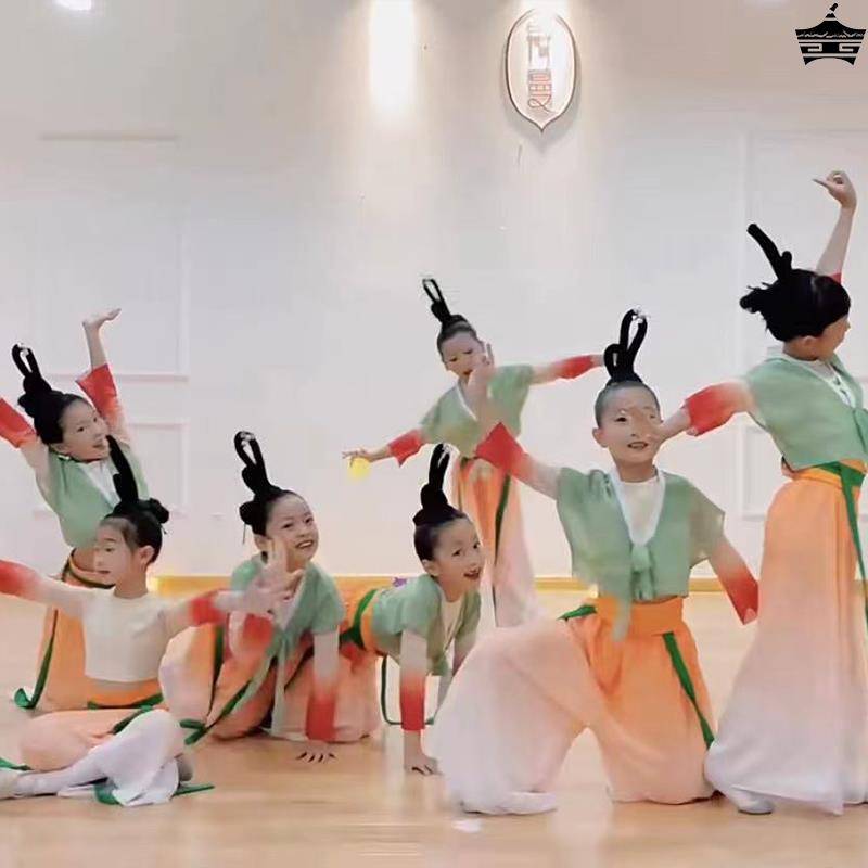 New Changan Magic Night Dance Service Children's Classical Dance Chinese Style Performance Series Flowing Chinese Wind Girl Prop