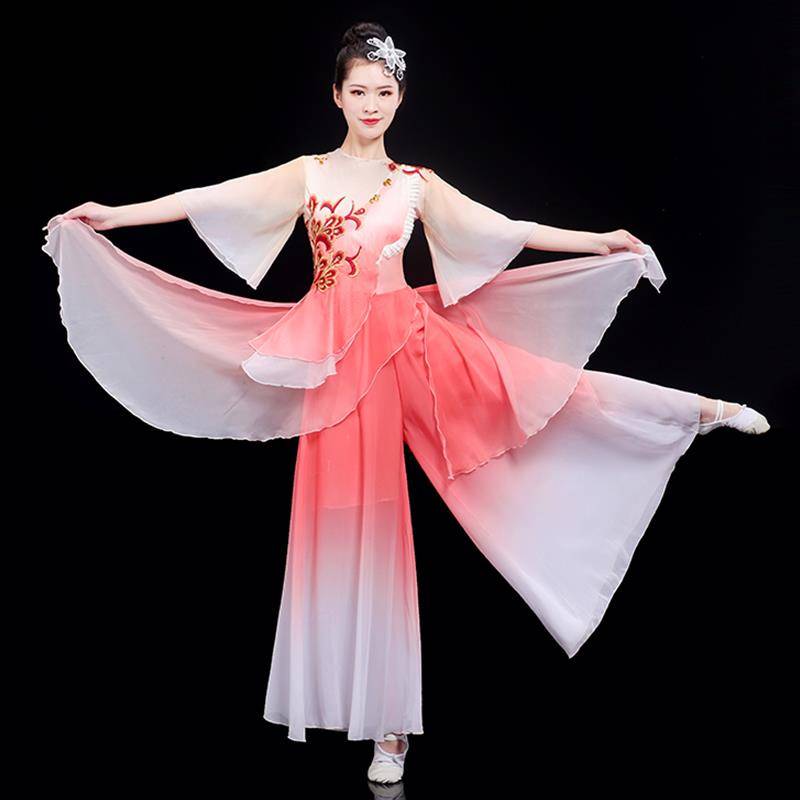 Classical dance clothing female elegant 2024 new Chinese style eighteen Huan butterfly Yangge dance performance clothing adult set