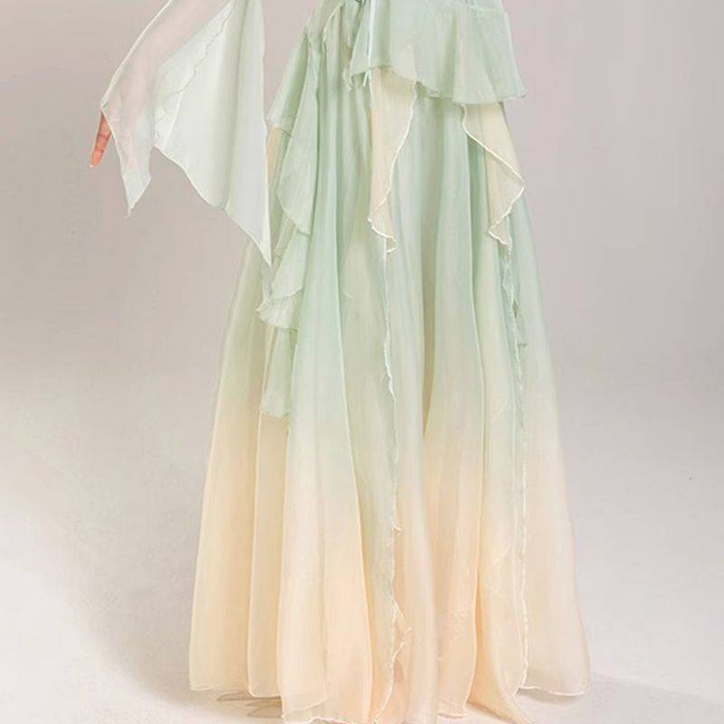 Renting 2024 Classical Dance Dance Fun Dressing Delivery Spring Clothing Spring and Summer Performance Service Chinese Dance Cheongsam Art Test Dance Services