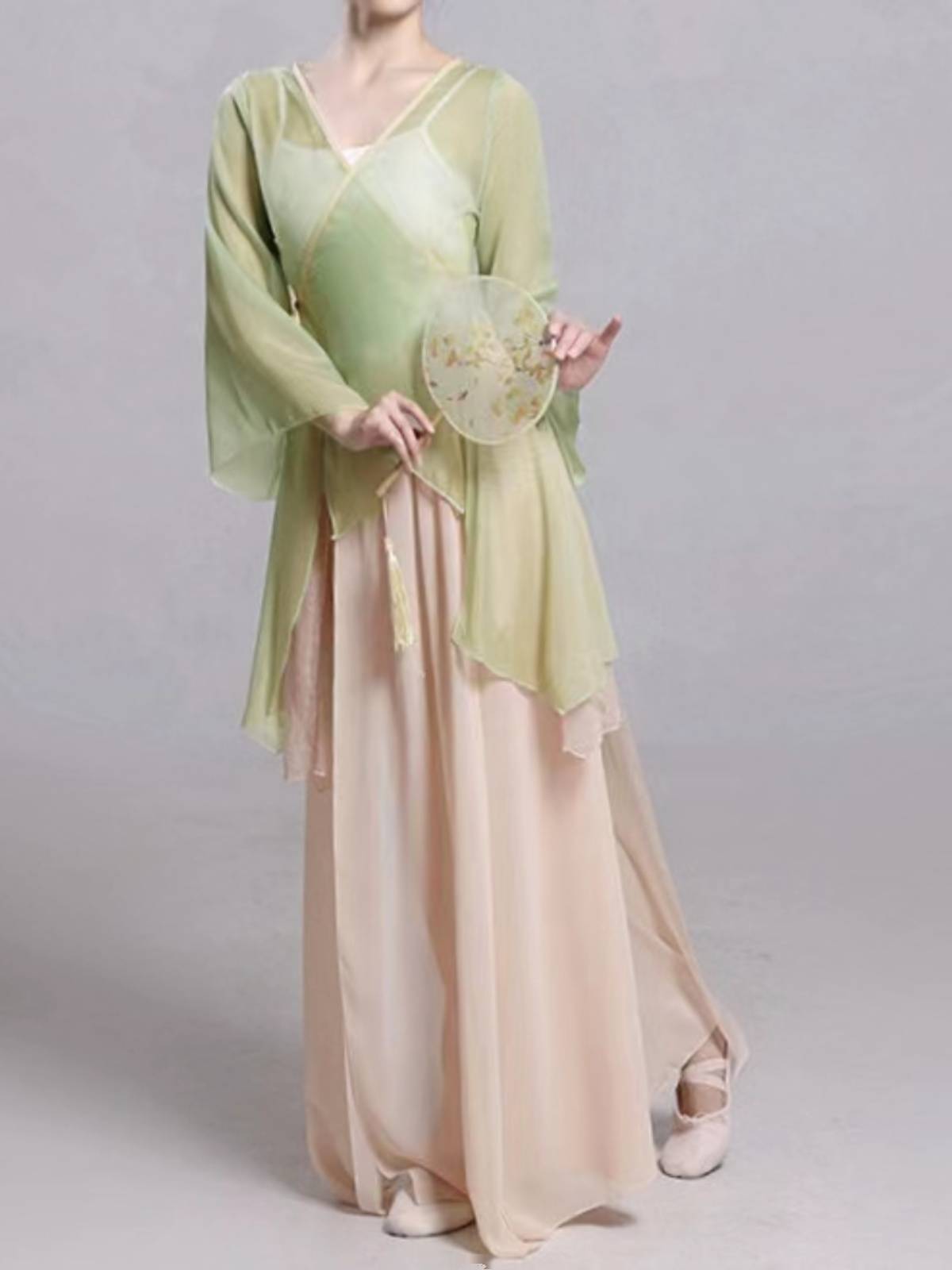Classical dance clothing female elegant practice service Chinese style art test clothing body rhyme yae Chinese dance performance suit suits