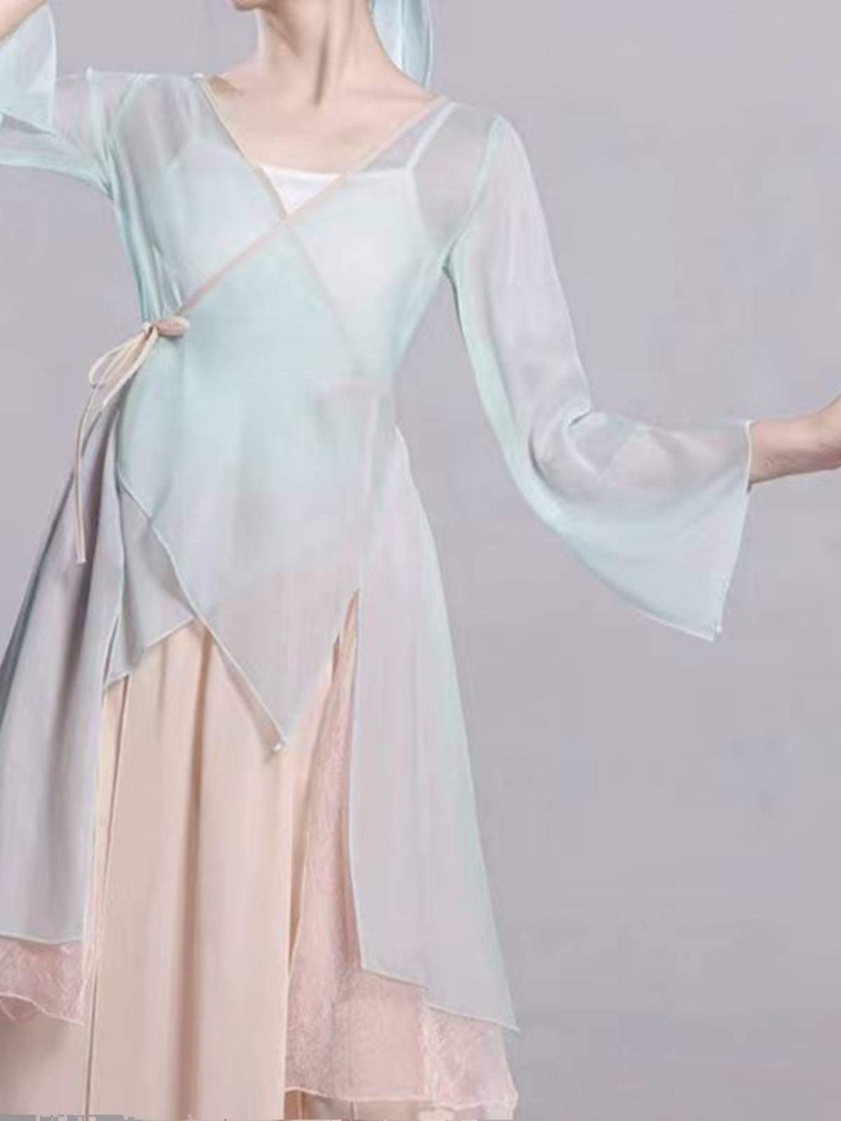 Classical dance clothing female elegant practice service Chinese style art test clothing body rhyme yae Chinese dance performance suit suits