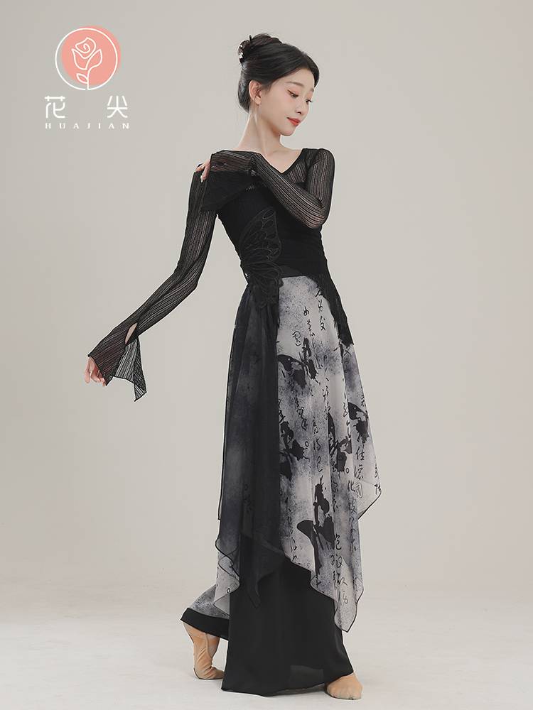 Huajian Classical Dance New Chinese Ink Painting Country Style Charm Chinese Dance Art Test Dance Performance Service