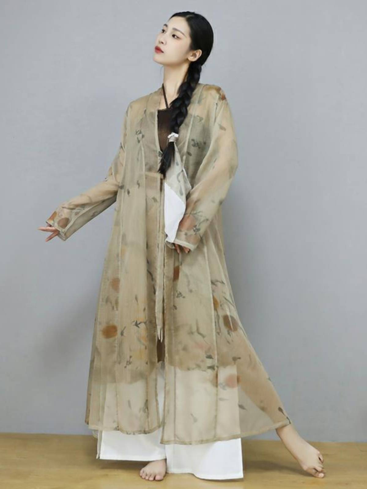 Persimmon Ruyi's Jazz Dance Dance Dance Dance Classical Dance Practice Pants Ancient Jazz Skin Skirt Set