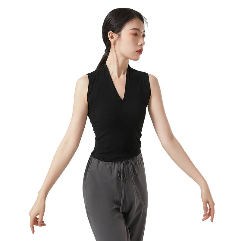 Classical Dance Dance Funmore Summer Dance top Women's new fashion Chinese dance base training modern dance vest