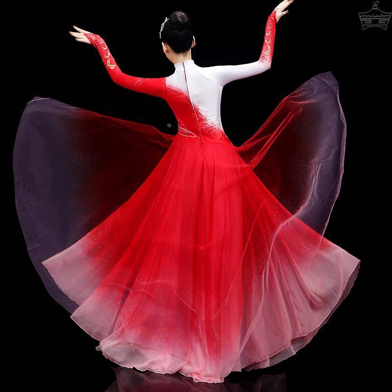 Chinese Dream Dance Service Men and Women's Classical Dance Clothing Performance Singing Singing Dance Skirt Opening Modern Dance Dance Skirt