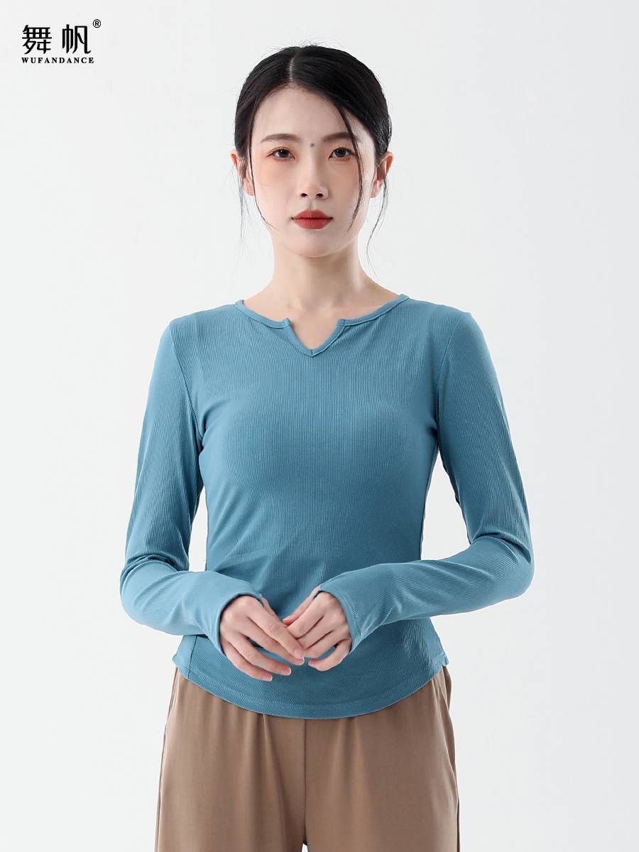 2024 new modern dance dance practice dance dance pants dance suits suite top female dance classical dance long sleeves