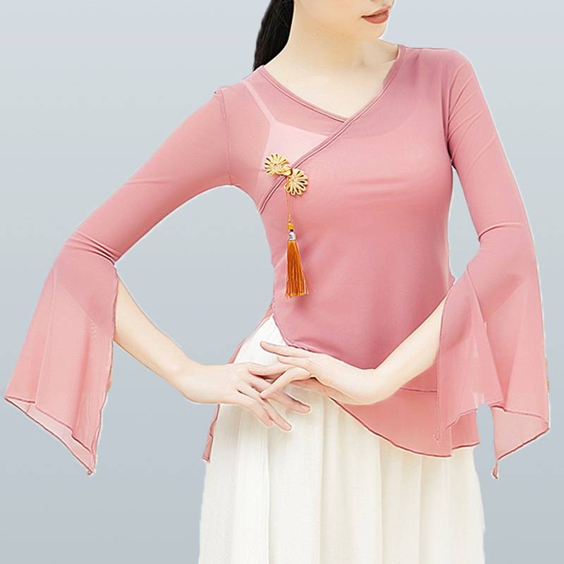 Classical dance body rhymes, the national dance of the national dance, the female spring and summer gauze, the immortal, elegant ancient style dance clothing