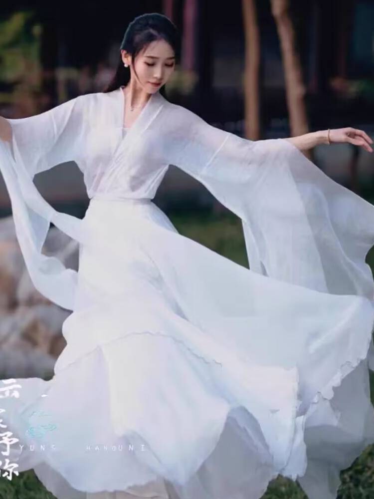 Classical dance clothing big skirt female fairy, elegant gauze, practice service Chinese dance show watch performance suit suit