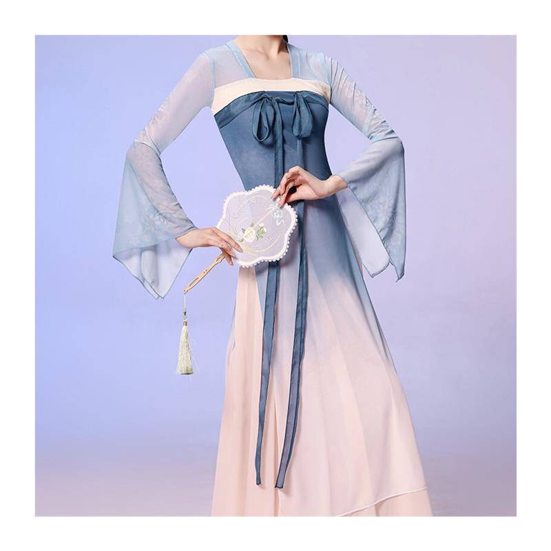 Classical dance dance service female Han Tang Qi ribbon ribbon fluttering long national clothing in the gauze dance showing Yi clothing