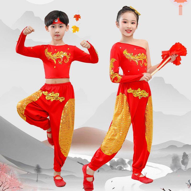 Children's Children's Dance Service Chinese Classical Classical Dance Series Liuyi Student Fan Dance Playing Performance Performance 1