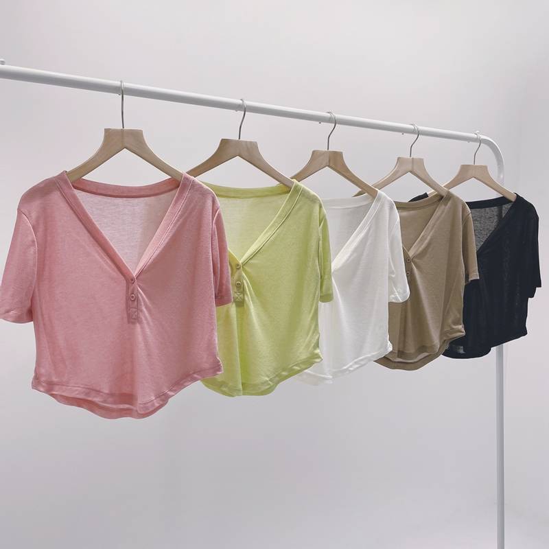 Spot loose short dance j du female short -sleeved summer classical dance modern dance Chinese dance jazz practice service classroom