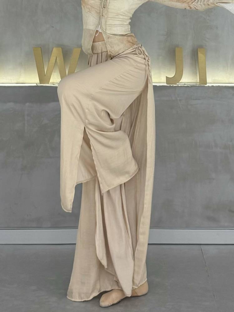 Classical dance exercise pants Chinese dance spring and summer pants performance service female modern dance wide -leg pants new elegant dance pants