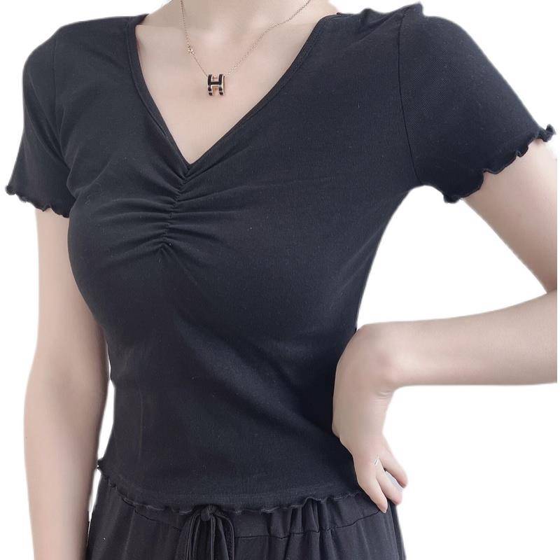 Dance practice service female adult dance shirt short -sleeved sports test dance life modern dance service classical dance