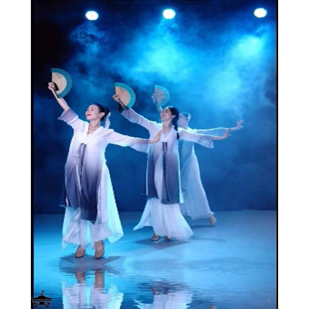 Shangchun Mountain Dance Classical Dance Fan Ziyun Yiyun Yueya Women's Ferry Grand Fairy Gradient National Performance