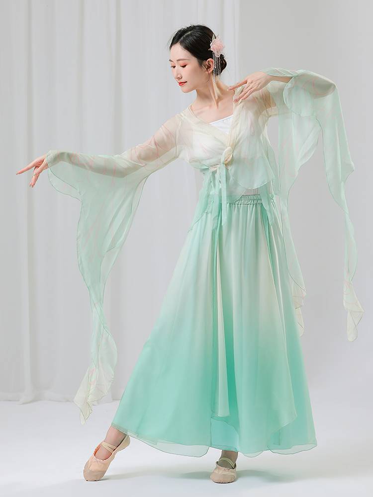 Classical dance performance service female butterfly dance clothing gradually becomes rhyme yae yae Ya Ya.com gauze test performance service
