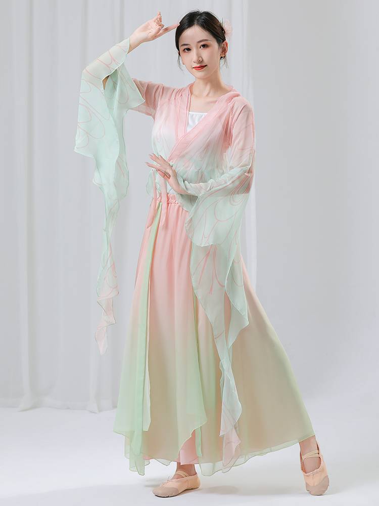 Classical dance performance service female butterfly dance clothing gradually becomes rhyme yae yae Ya Ya.com gauze test performance service