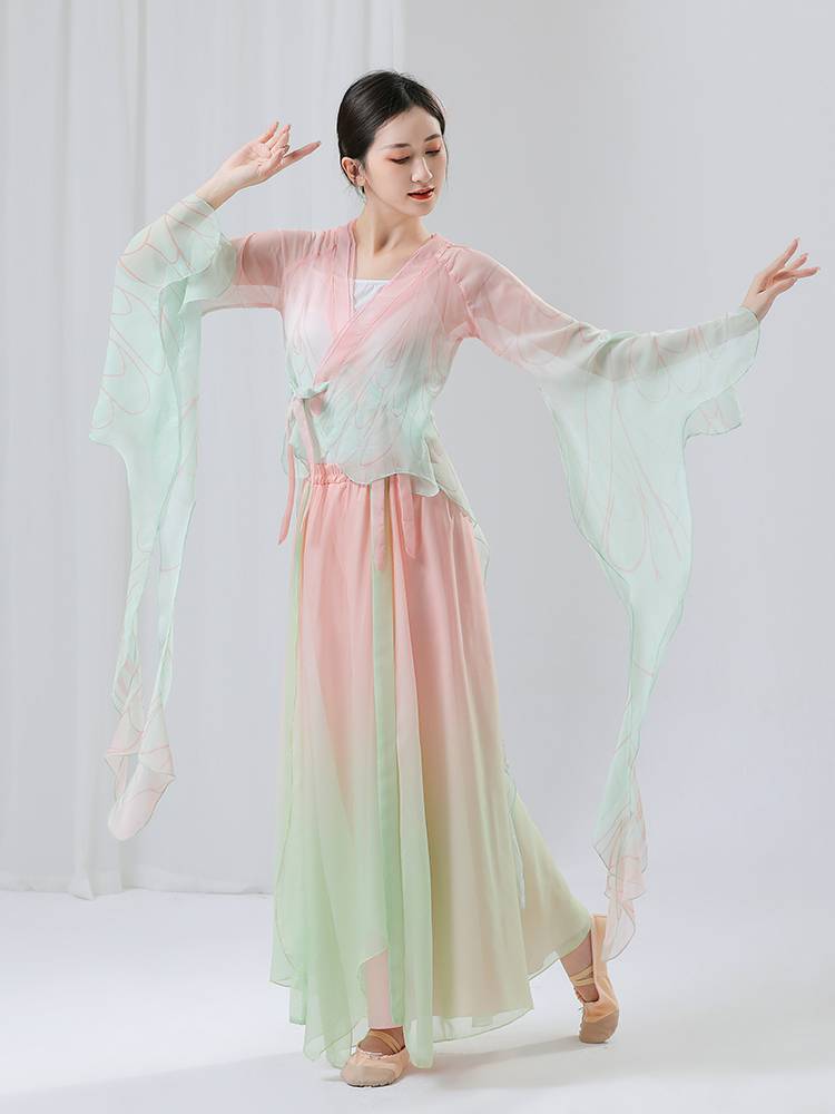 Classical dance performance service female butterfly dance clothing gradually becomes rhyme yae yae Ya Ya.com gauze test performance service