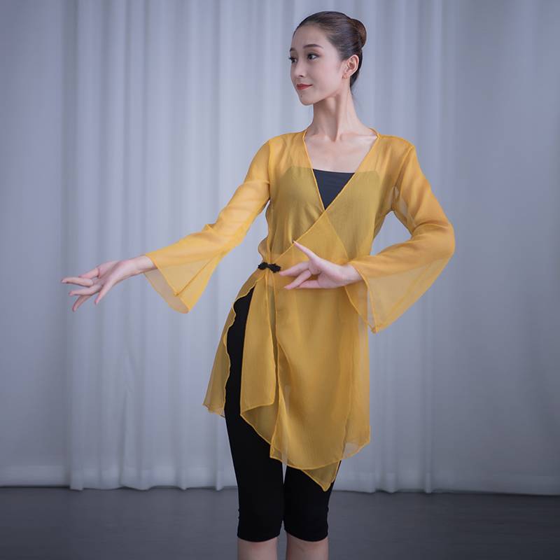 Classical dance exercise female Zen clothes national dance dance dance dance dance dance, elegant Han Tangji training suit