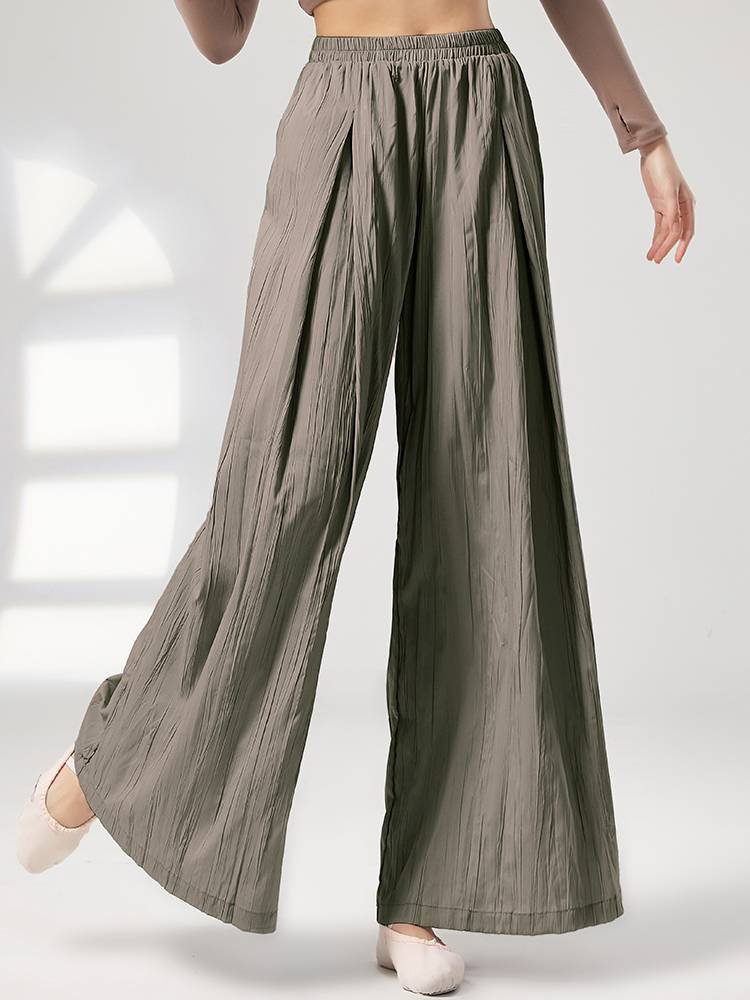 Classical dance clothing women's loose folds wide legs Chinese modern dance -shaped physical art test dancing performance dance pants