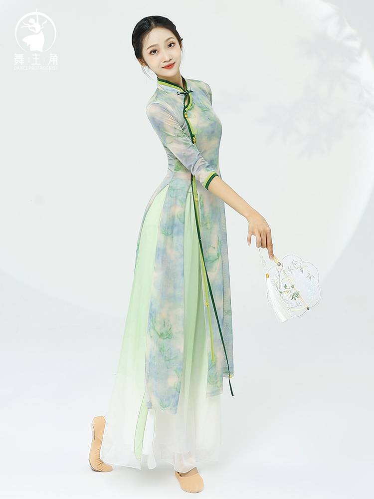 Dance protagonist Classical Dance Essence Rhymes Cheongsam Practice Services Uniforms, Eap Nationalities Performance Services Female Chinese Style Dance Service